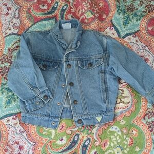 Guess Kids Light Blue Denim Jacket Vintage